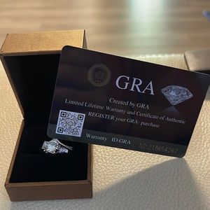 *** SPRING DEAL*** MOISSANT STL SIL COATED ADJUSTABLE RING, SIZE: 7.5